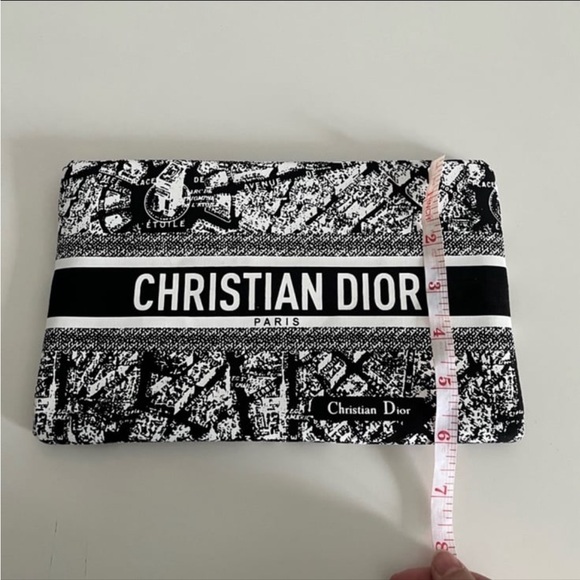 Dior Beauty Plan De Paris Cosmetic Pouch Clutch Bag - Picture 7 of 8